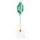 Zuo Small 16 1/2" High Green Stone Sculpture on Pedestal