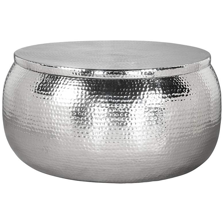 Image 1 Zuo Solo 32 inch Wide Silver Coffee Table