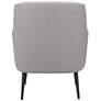 Zuo Tasmania Gray Fabric Tufted Accent Chair