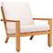 Zuo Terrio Natural Outdoor Accent Chair