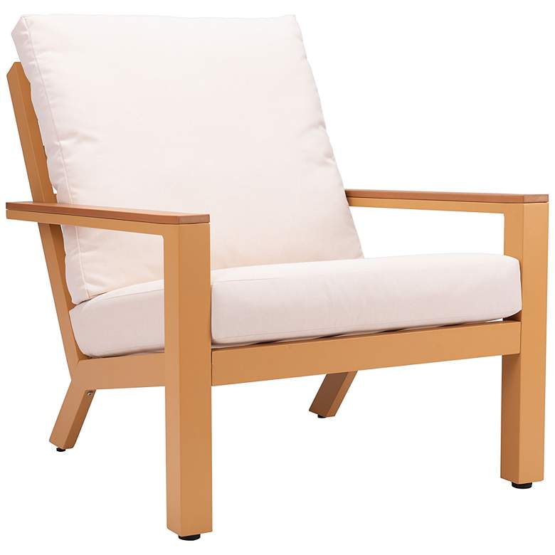 Image 1 Zuo Terrio Natural Outdoor Accent Chair