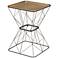 Zuo Timothy 15 3/4" Wide Gold Side Table
