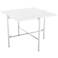 Zuo Titan 24" Wide Silver Side Table