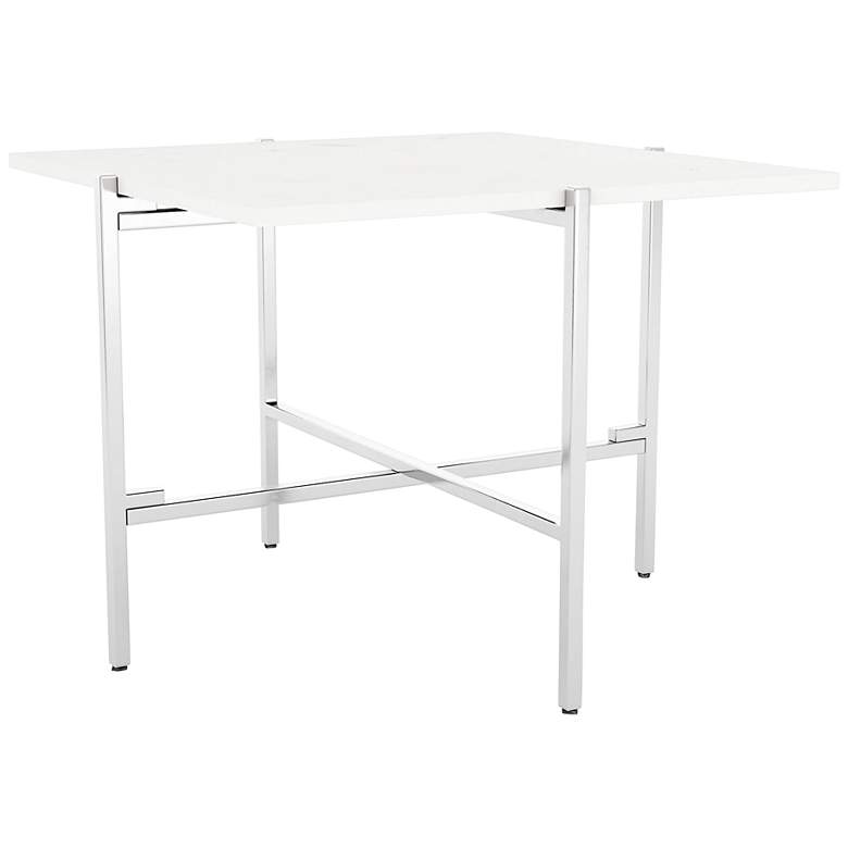 Zuo Titan 24&quot; Wide Silver Side Table more views