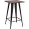 Zuo Titus 41 3/4" High Rusty Elm Finish Standing Bar Table