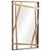 Zuo Tolix Black and Gold 19 3/4" x 31 1/2" Wall Mirror
