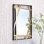 1_Zuo Tolix Black and Gold 19 3/4" x 31 1/2" Wall Mirror