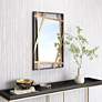 4_Zuo Tolix Black and Gold 19 3/4" x 31 1/2" Wall Mirror more views