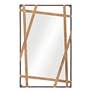 5_Zuo Tolix Black and Gold 19 3/4" x 31 1/2" Wall Mirror more views