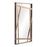 6_Zuo Tolix Black and Gold 19 3/4" x 31 1/2" Wall Mirror more views