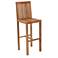 Zuo Trimaran 31 1/2" Natural Teak Wood Bar Chair
