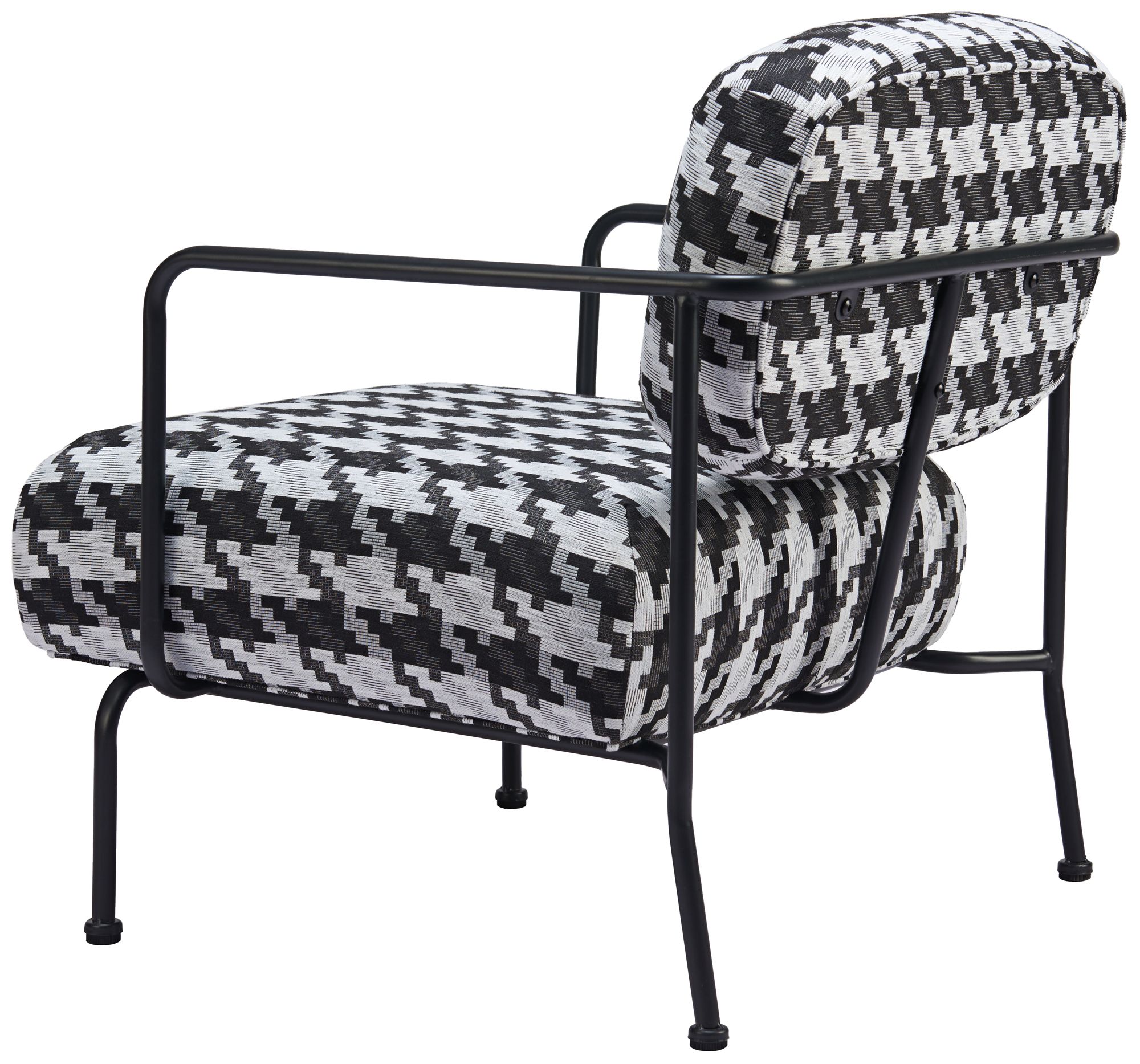 Zuo Ulet Multicolor Textured Polyester Fabric Accent Chair