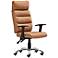 Zuo Unity Collection Clay Leatherette Office Chair
