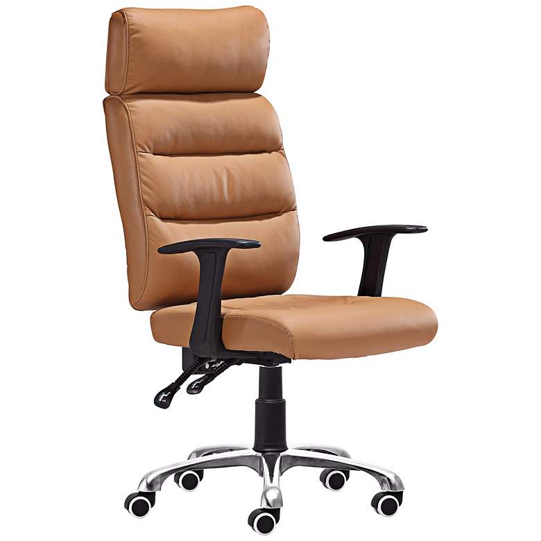 Image 1 Zuo Unity Collection Clay Leatherette Office Chair