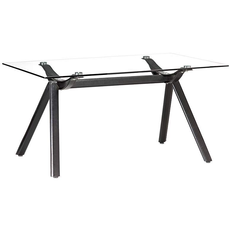 Image 1 Zuo Vex Black Dining Table