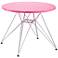 Zuo Wacky Baby Pink Childrens Table
