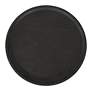 3_Zuo Watson 16" Wide Painted Black Mango Wood Round Side Table more views