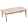 Zuo West Port White Wash Wood Outdoor Coffee Table