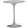 Zuo Wilco Glossy Gray Side Table