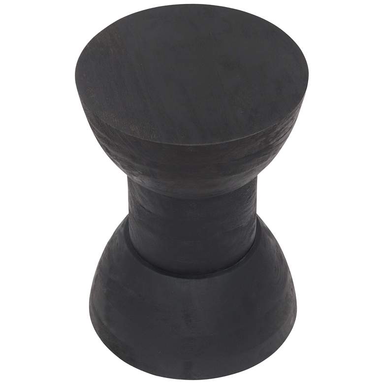 Image 6 Zuo Wisdom 12 3/4 inch Wide Matte Black Stool or Side Table more views