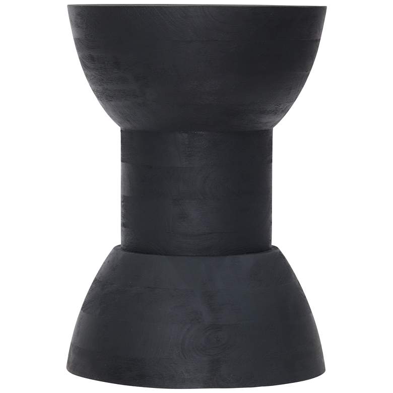 Image 7 Zuo Wisdom 12 3/4" Wide Matte Black Stool or Side Table more views