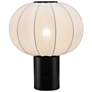 4_Zuo Wisteria 15 3/4" High Modern White Globe Shade Table Lamp more views