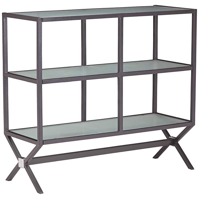 Image 1 Zuo Xert Modern Smoke and Glass Buffet Console