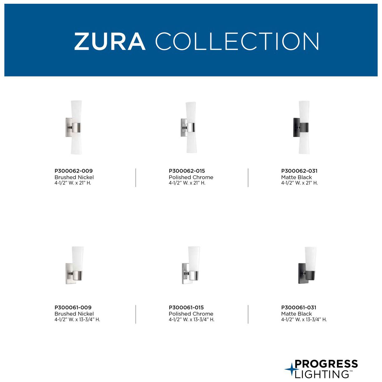 Zura Collection Two-Light Polished Chrome Etched Opal Glass Vanity Light