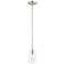 Zurich 1 Light Brushed Nickel Pendant