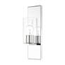 4_Zurich 15" High Polished Chrome Metal Wall Sconce more views