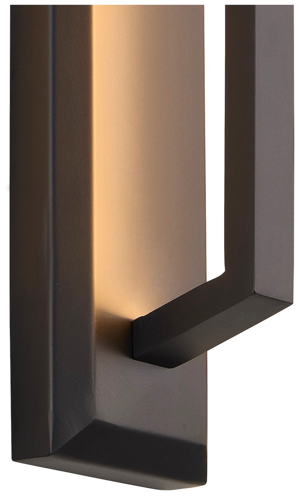 Zurich 21" High Matte Black LED Outdoor Wall Sconce