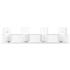 Zurich 35 1/2"W Polished Chrome 4-Light Vanity Bath Light
