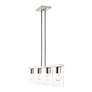 6_Zurich 4 Light Brushed Nickel Chandelier more views