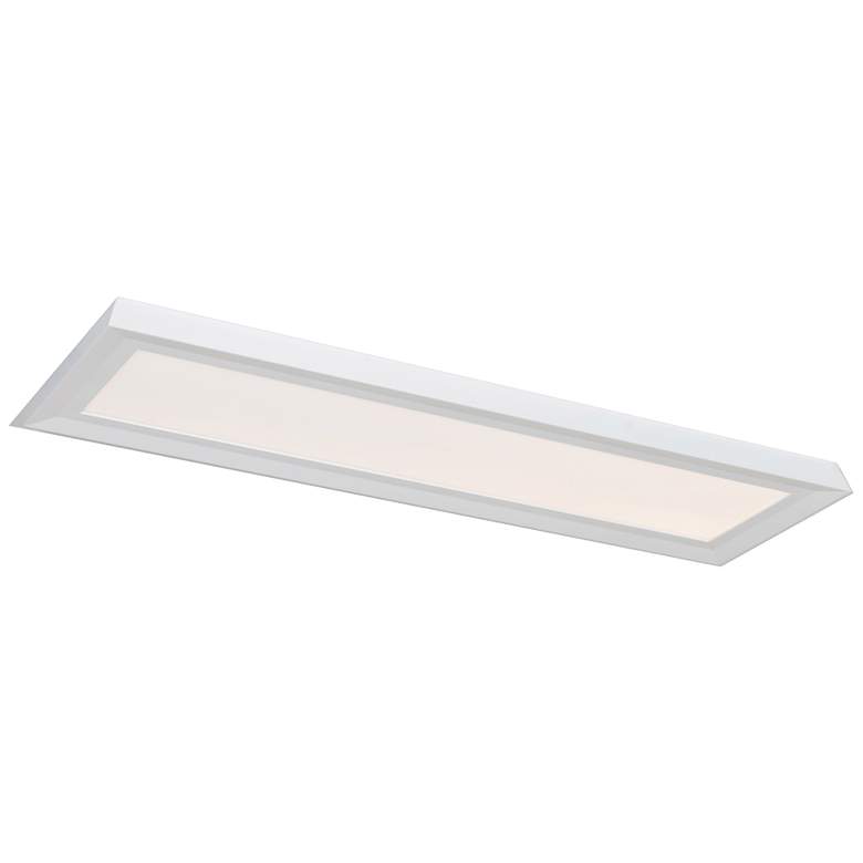 Image 1 Zurich 51 inch Wide White LED Ceiling Light
