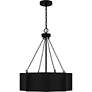 4_Zyler 4-Light Matte Black Pendant Light more views