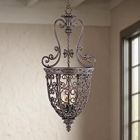Small 13 22 In Wide Entryway Chandeliers Lamps Plus