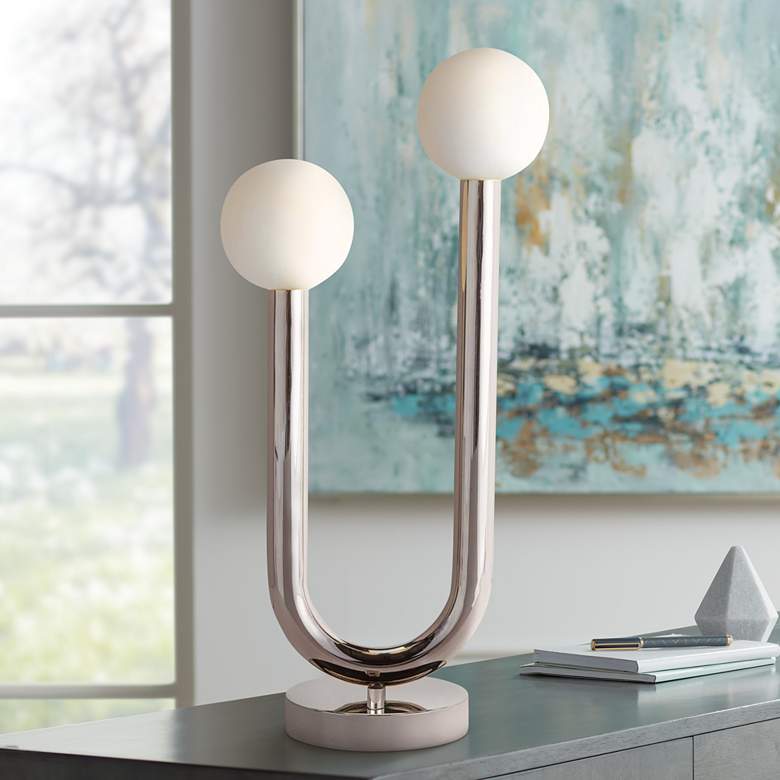 Image 1 Regina Andrew Design Happy Polished Nickel Table Lamp