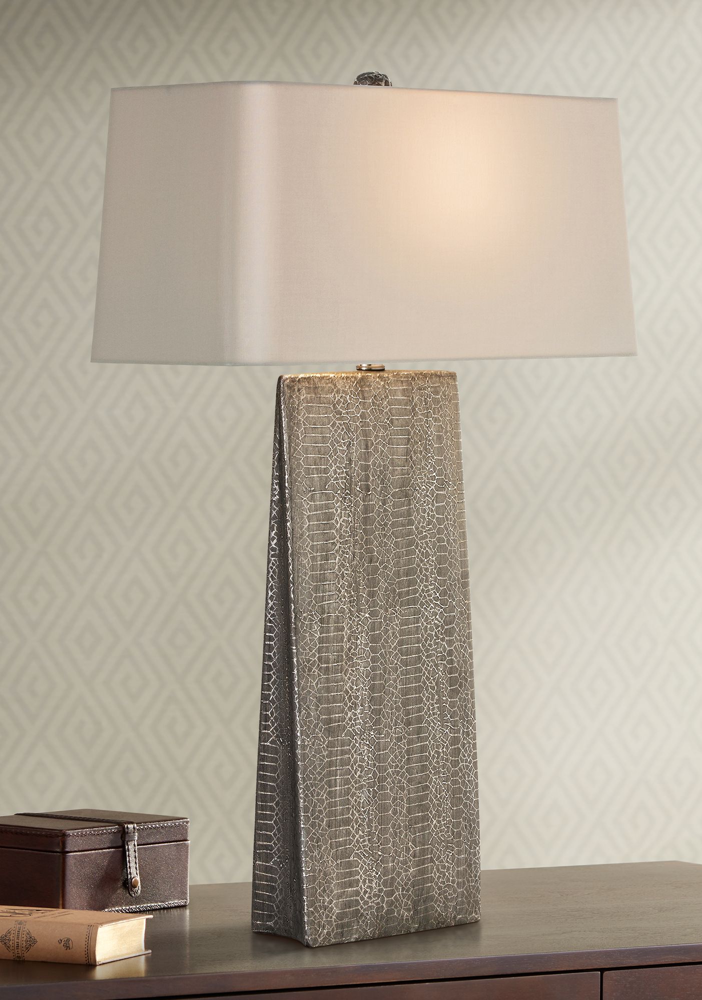 grey modern lamp