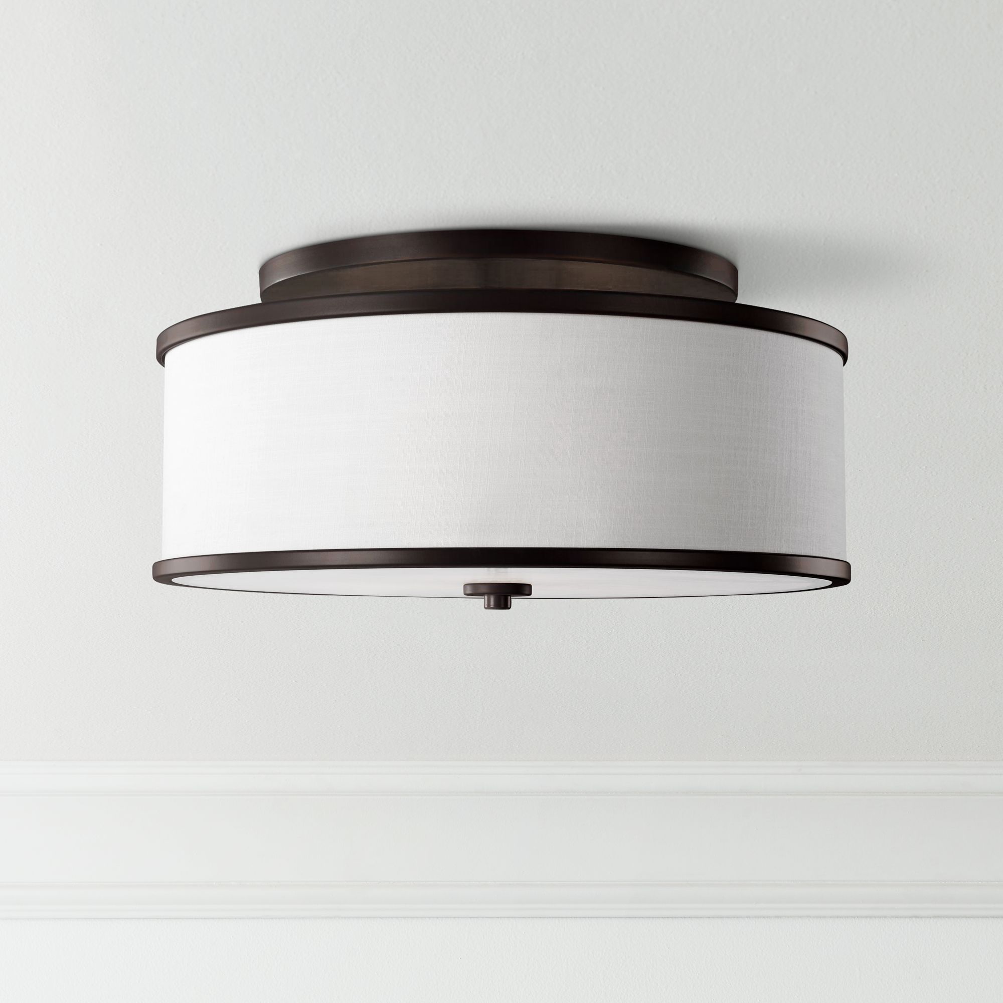 Feiss Lennon 20" Wide Oil Rubbed Bronze Ceiling Light