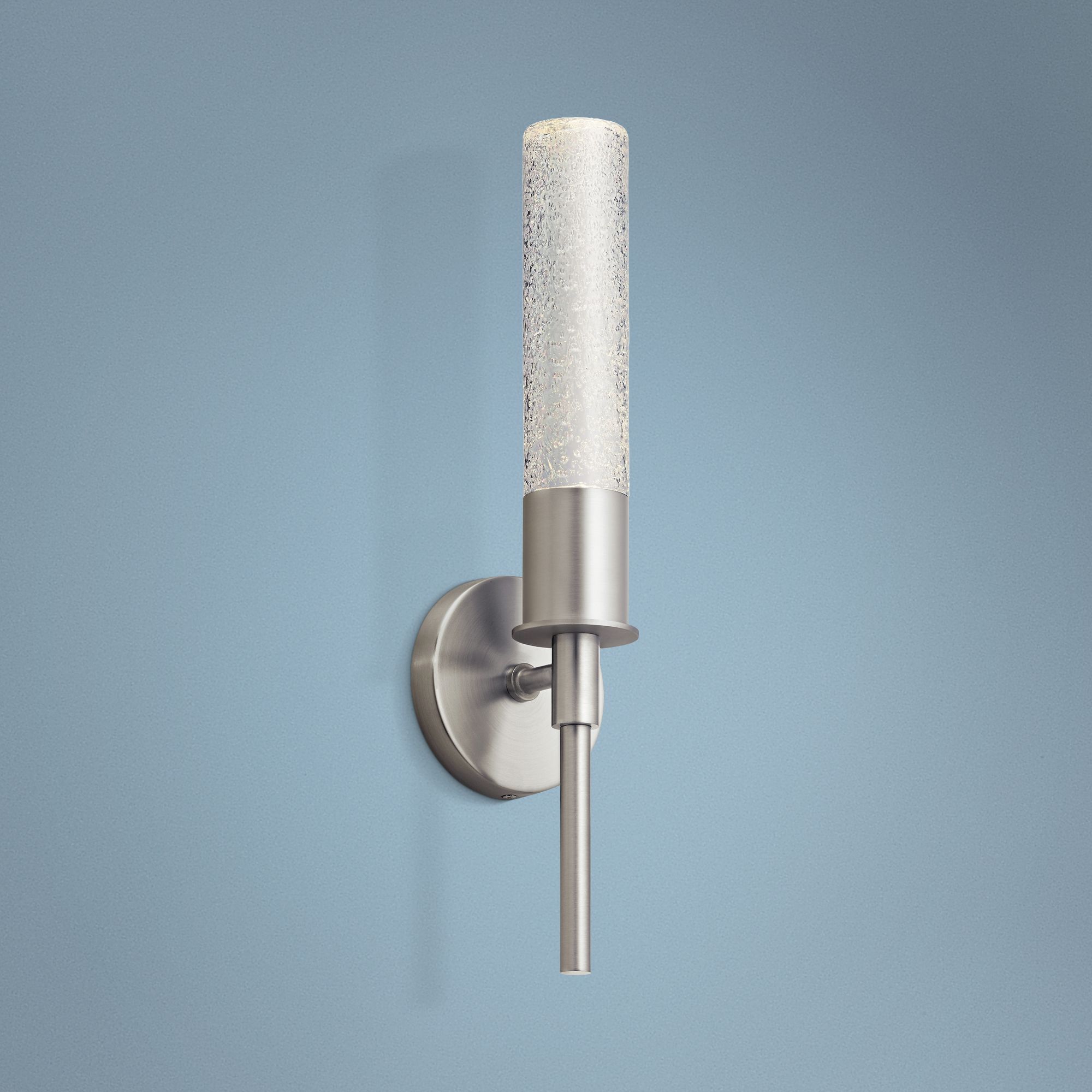 Elan Glacial Glow 17 1/2" High Brushed Nickel LED Sconce