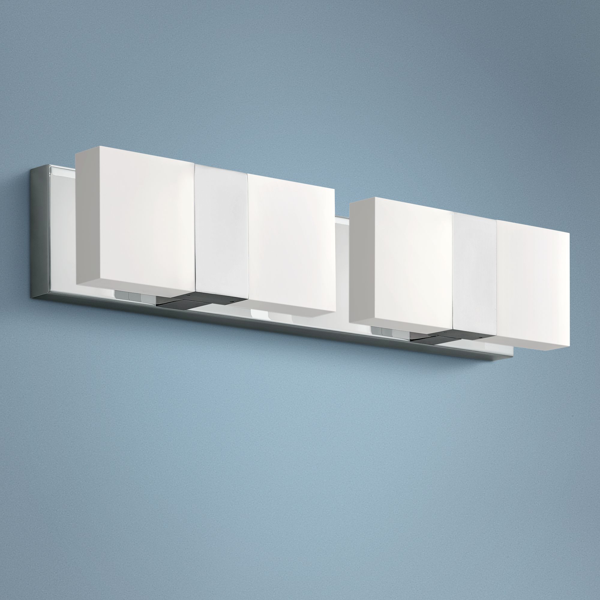 Elan Haiden 24 1/2" Wide Chrome LED Bath Light