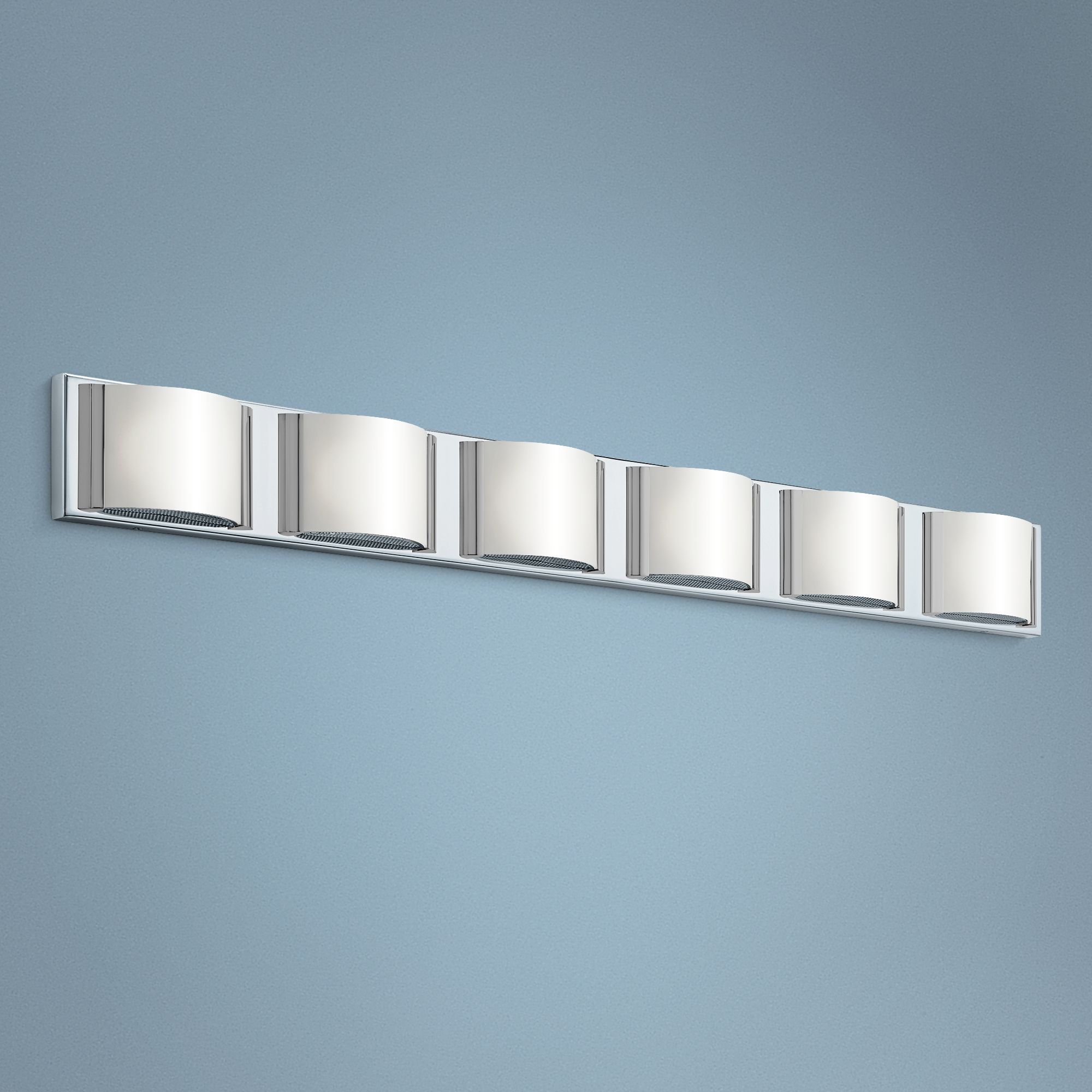 Elan Bretto 44 3/4" Wide Chrome LED Bath Light