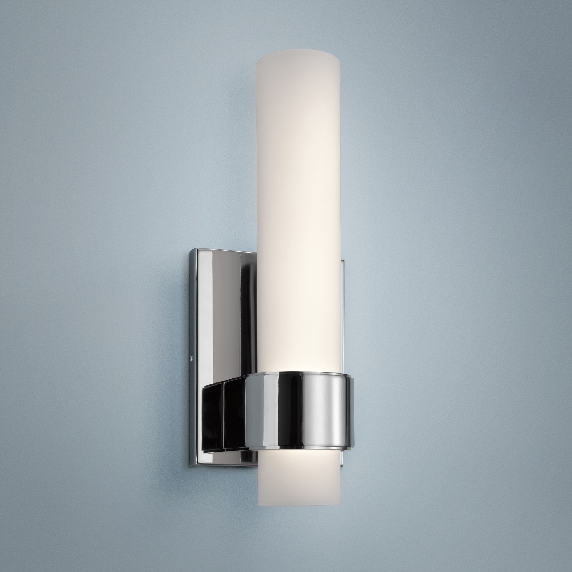 Elan Izza 13" High Chrome LED Wall Sconce