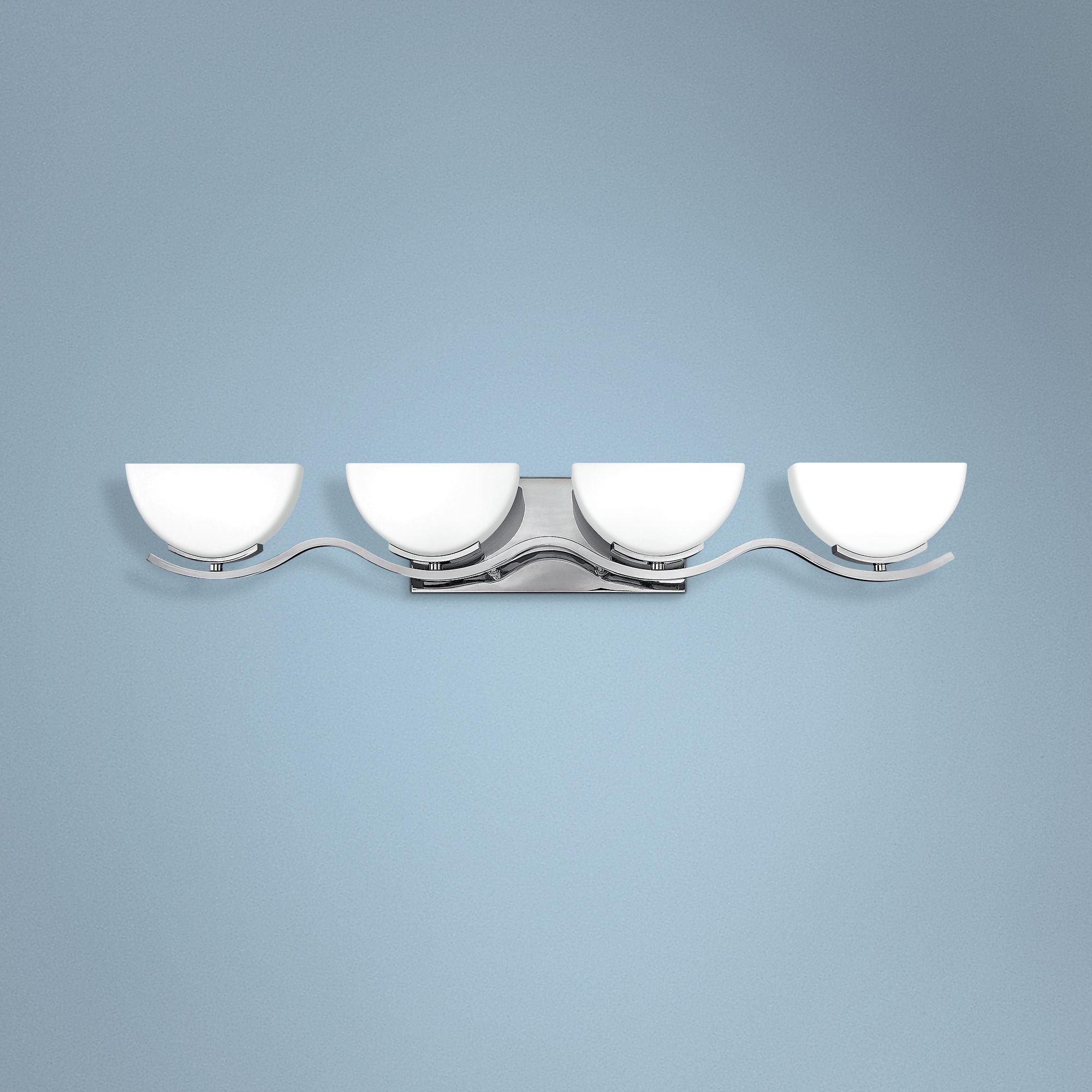 Hinkley Verve 32 3/4" Wide Chrome 4-Light Bath Light