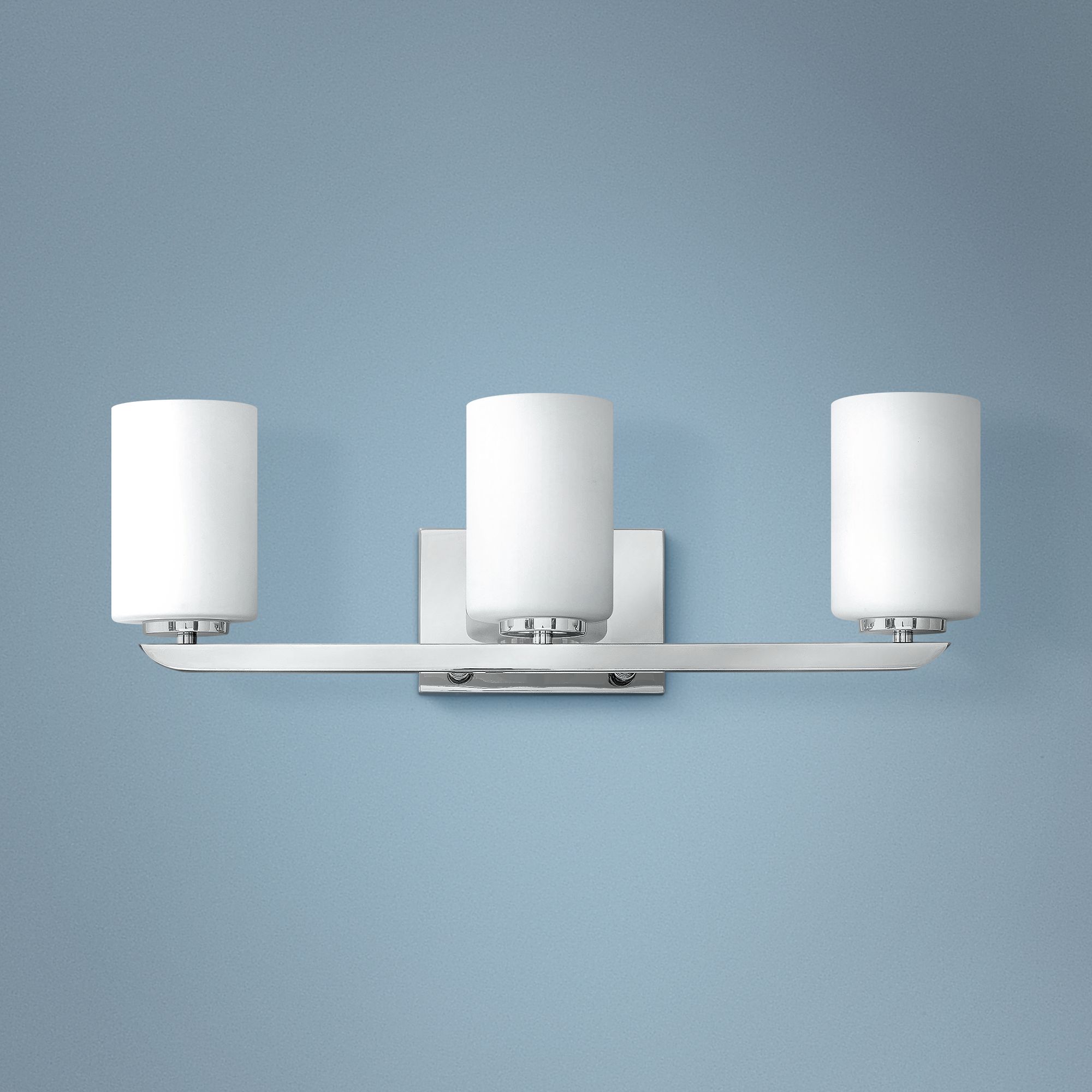 Hinkley Kyra 24" Wide Polished Nickel 3-Light Bath Light