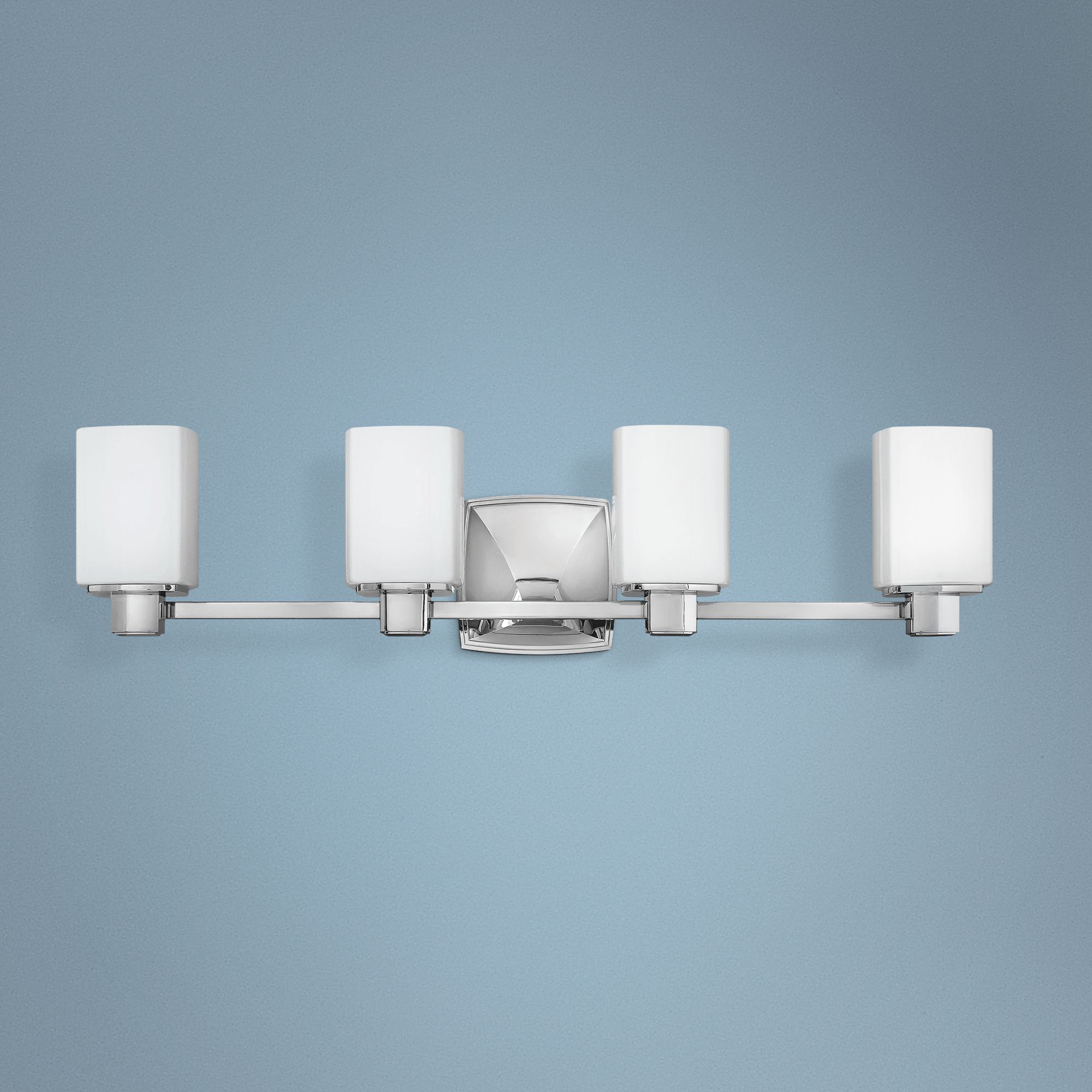 Hinkley Tessa 31" Wide Chrome 4-Light Bath Light