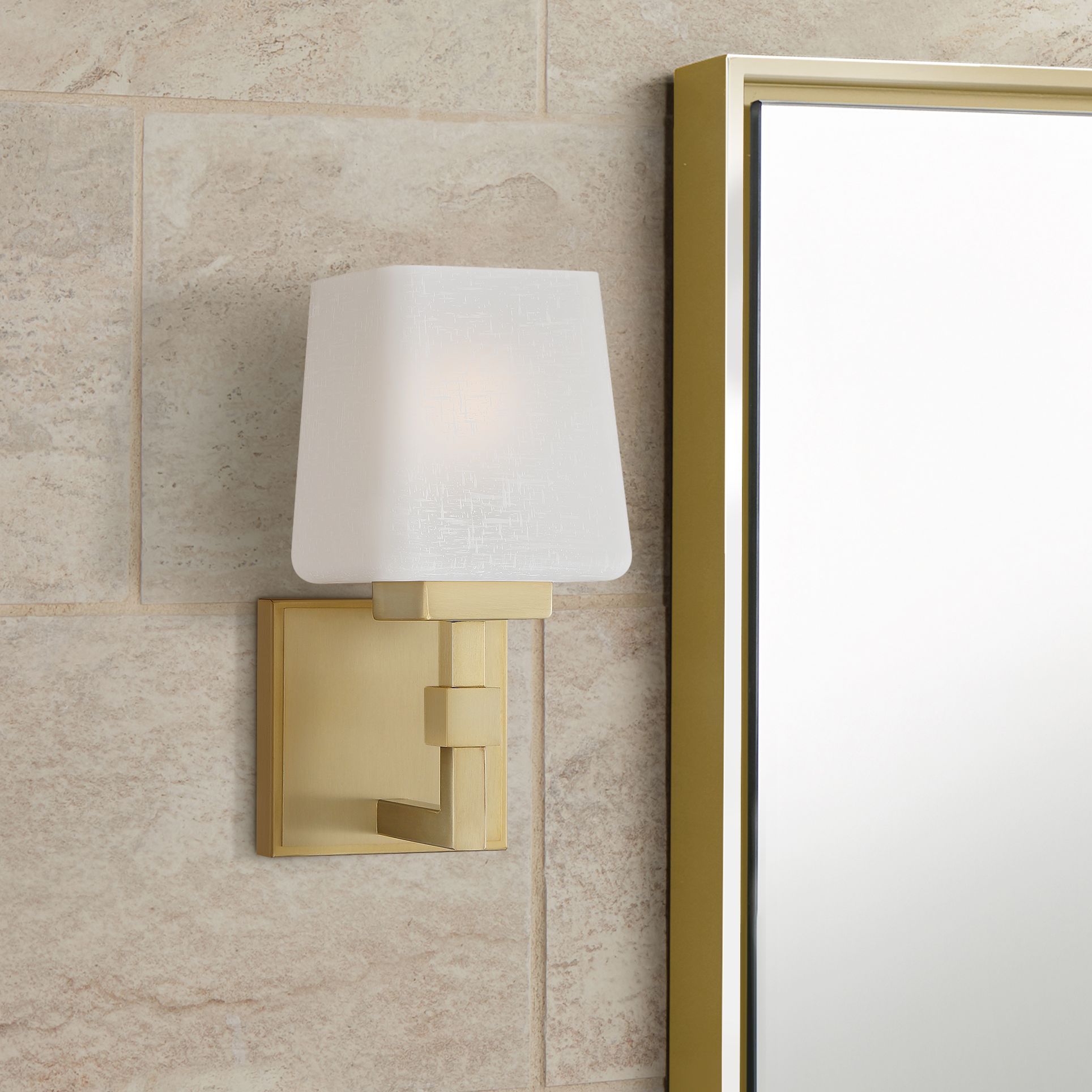 Possini Euro Beauregard 10" High Soft Gold Wall Sconce