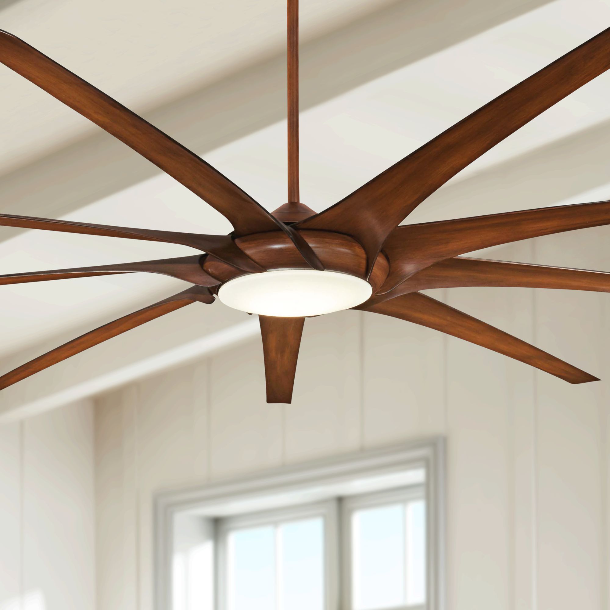 99" Minka Aire Ninety Nine Distressed Koa LED Ceiling Fan