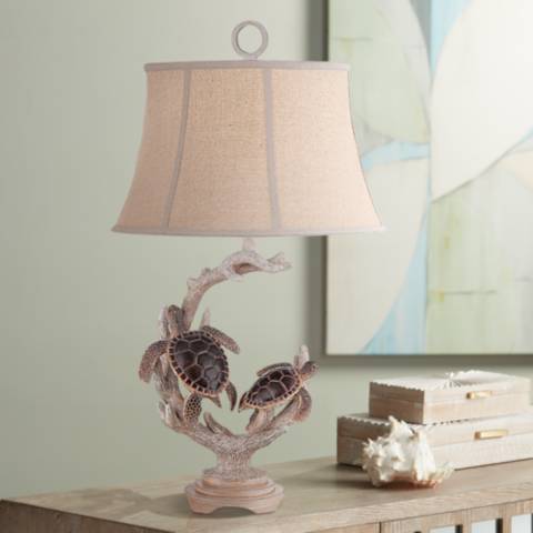 table turtle lamp lamps twin