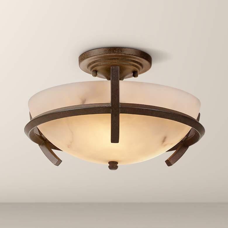 Image 1 Calavera Collection 14" Wide Ceiling Light Fixture
